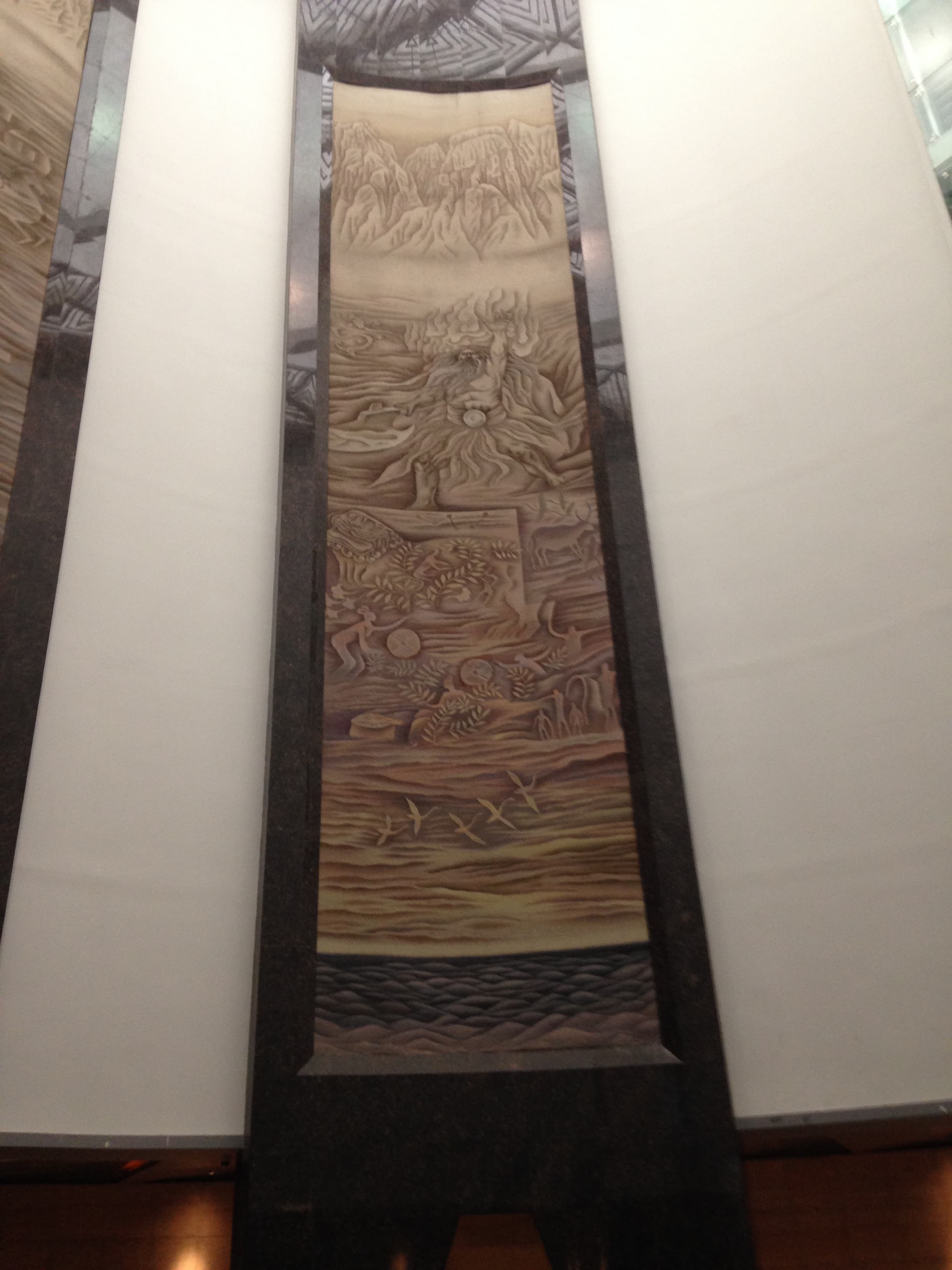echoes in the sky part1 — Fiber art