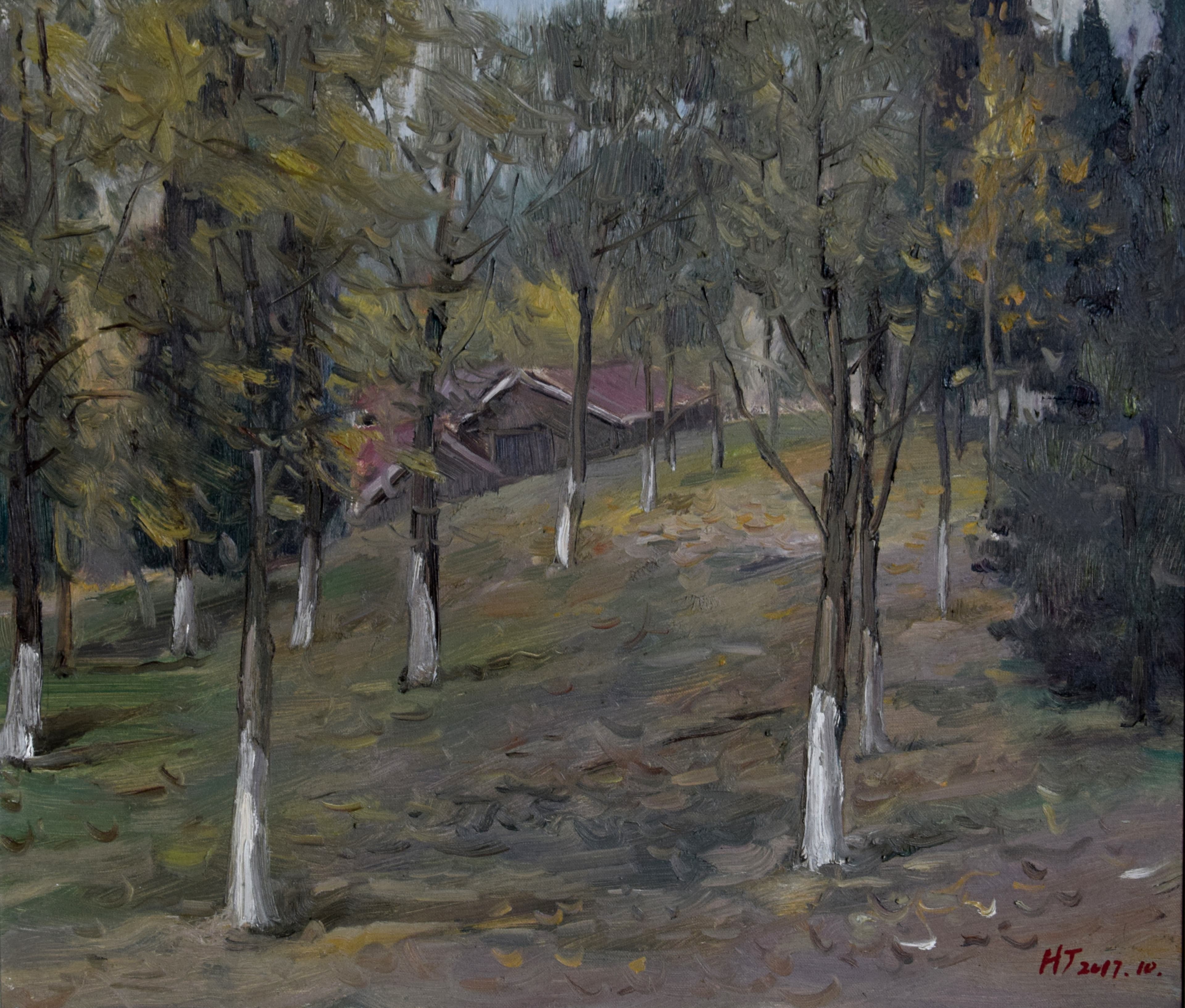 Breeze — oil painting