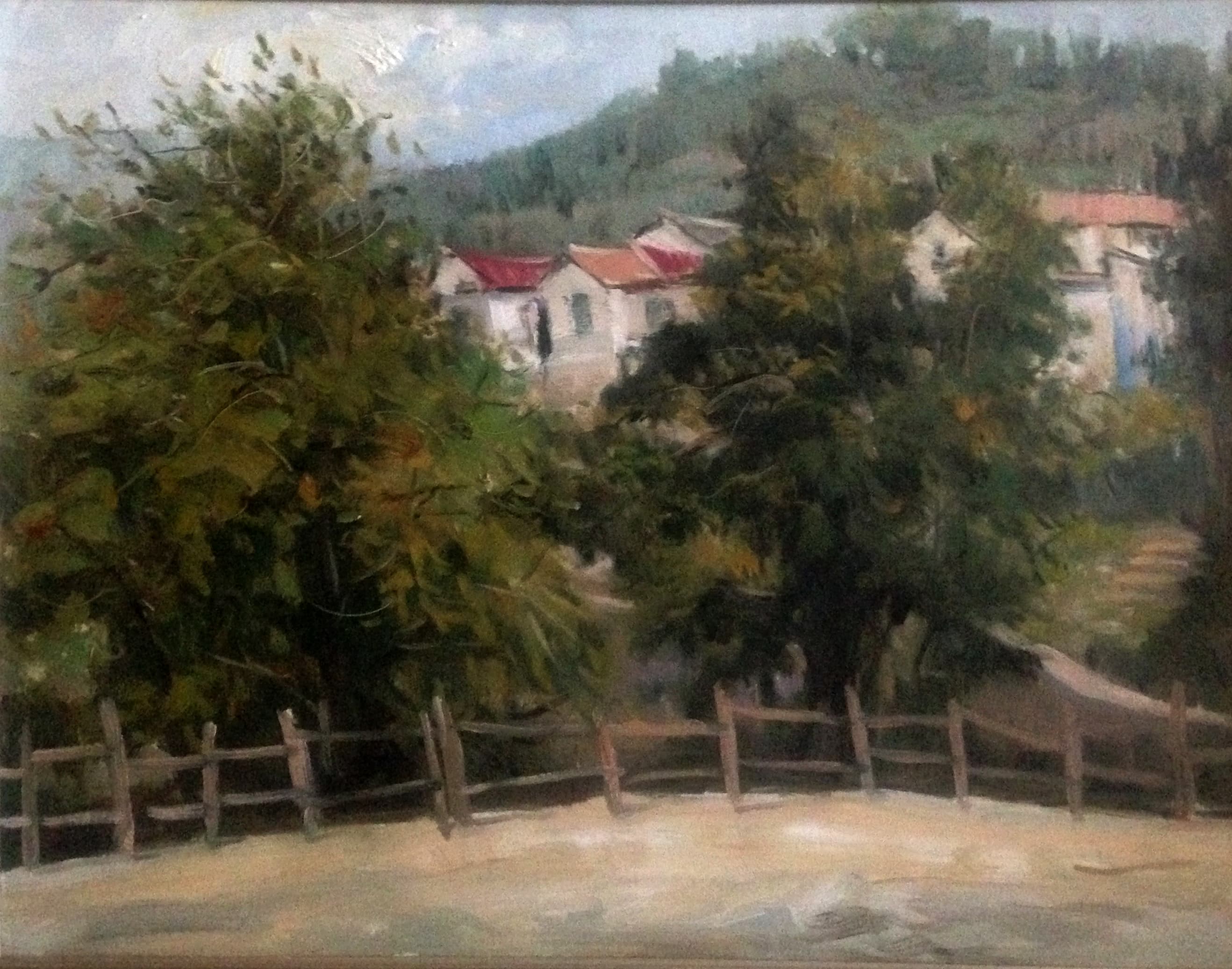 Early autumn — oil painting